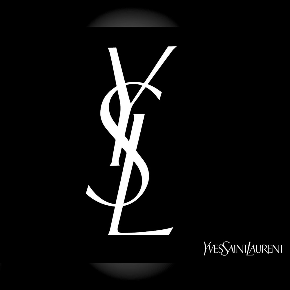 YSL Black Leather Cardholder